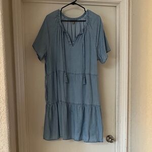 Style & Co. Light Blue Mini Dress